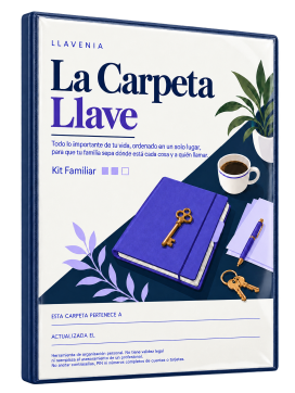 Kit Familiar impreso en una carpeta